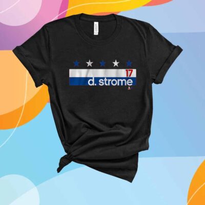 DYLAN STROME NAME NUMBER STRIPE T-SHIRT