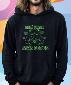 Debi Tirar Mas Fotos Neon Frog Bad Bunny Album T-Shirt