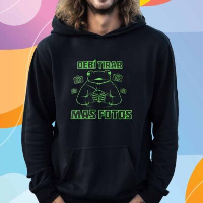 Debi Tirar Mas Fotos Neon Frog Bad Bunny Album T-Shirt