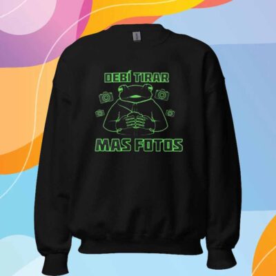 Debi Tirar Mas Fotos Neon Frog Bad Bunny Album T-Shirt