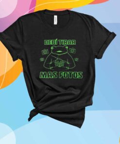 Debi Tirar Mas Fotos Neon Frog Bad Bunny Album T-Shirt