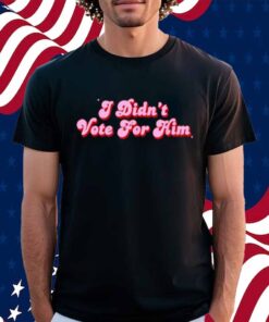 Didn't Vote For Him Funny Political Not My President Shirt