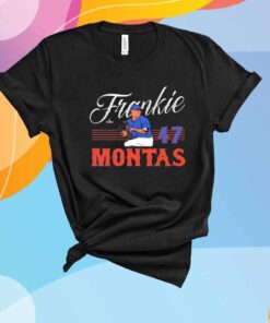 Frankie Montas Inked Script New York Mets T-Shirt