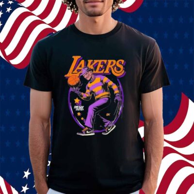 Freddy Krueger X Los Angeles Lakers Shirt