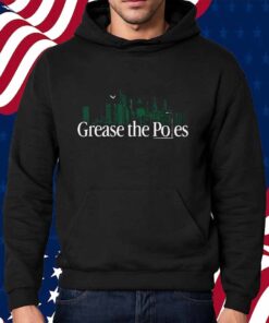 GREASE THE POLES PHILLY BLACK SHIRT