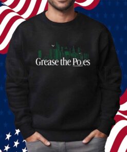 GREASE THE POLES PHILLY BLACK SHIRT