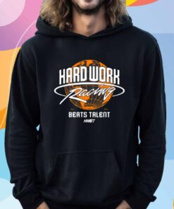 Global Boxy Hard Work Racing Beats Talent T-Shirt