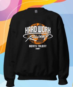 Global Boxy Hard Work Racing Beats Talent T-Shirt