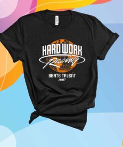 Global Boxy Hard Work Racing Beats Talent T-Shirt
