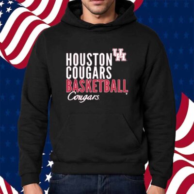 HOUSTON BASKETBALL TEXT OVERLAY SHIRT