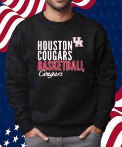 HOUSTON BASKETBALL TEXT OVERLAY SHIRT