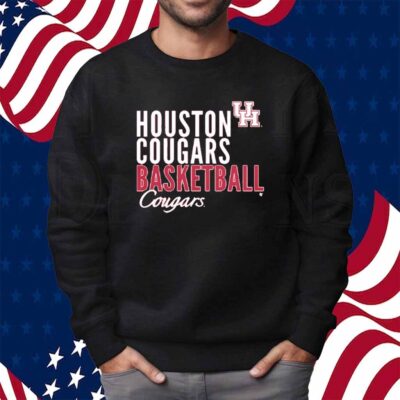 HOUSTON BASKETBALL TEXT OVERLAY SHIRT