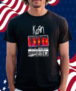 Korn With Special Guest Seven Hours After Violet Event Poster At Festival De Nimes In France On June 24th 2025 Shirt