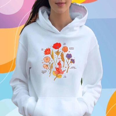 Limted Botanical Revival Tulip Poppy T-Shirt