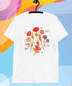 Limted Botanical Revival Tulip Poppy T-Shirt