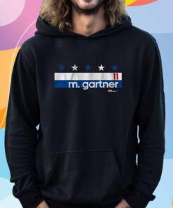 MIKE GARTNER NAME NUMBER STRIPE T-SHIRT