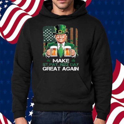 Make St Pat Rizz Day Great Again Shamrock Trump American Shirt