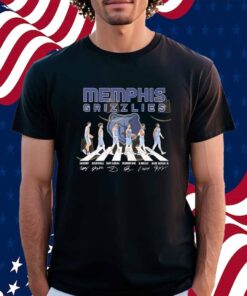 Memphis Grizzlies Abbey Road basketball signature Shirt
