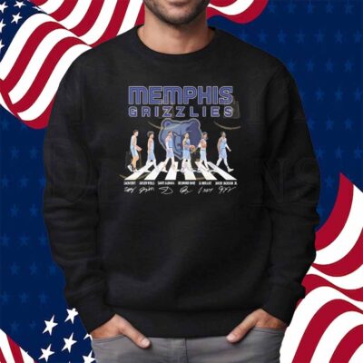 Memphis Grizzlies Abbey Road basketball signature Shirt