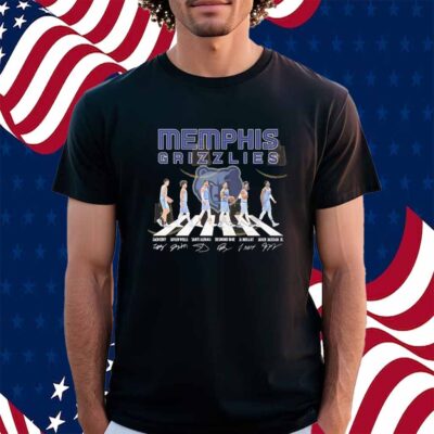 Memphis Grizzlies Abbey Road basketball signature Shirt