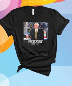 Mike Lange 1948 2025 Legendary Penguins Broadcaster T-Shirt