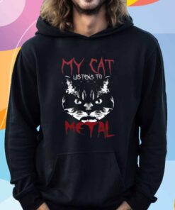 My Cat Listens To Metal T-Shirt