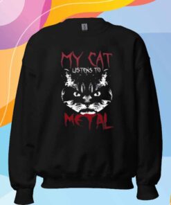 My Cat Listens To Metal T-Shirt
