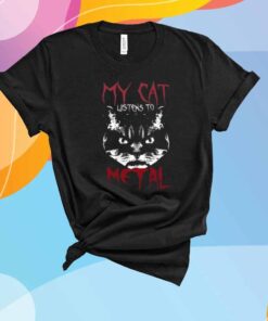 My Cat Listens To Metal T-Shirt