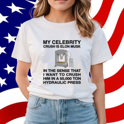 My Celebrity Crush Is Elon Musk Shirt