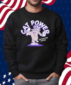 Northwestern Wildcats baseball cat power Shirt