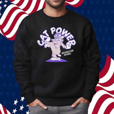 Northwestern Wildcats baseball cat power Shirt
