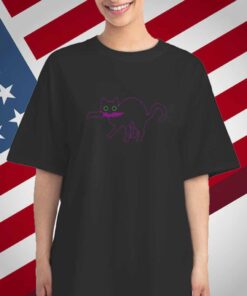 Oaf Nation Cat Black Veteran Owned And Operated T-Shirt