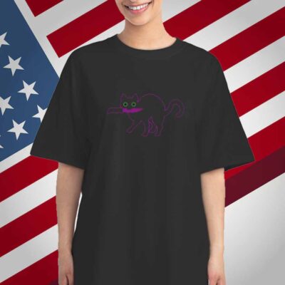 Oaf Nation Cat Black Veteran Owned And Operated T-Shirt