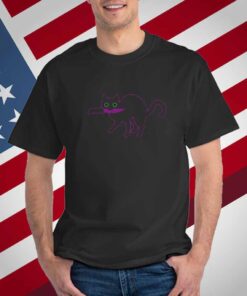 Oaf Nation Cat Black Veteran Owned And Operated T-Shirt