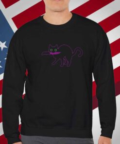 Oaf Nation Cat Black Veteran Owned And Operated T-Shirt