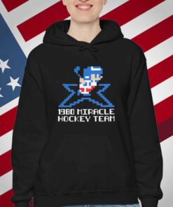 Official 8-Bit 1980 Miracle Hockey Team T-Shirt