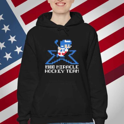 Official 8-Bit 1980 Miracle Hockey Team T-Shirt