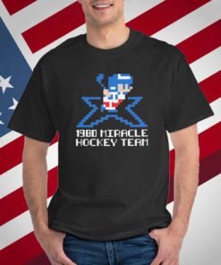 Official 8-Bit 1980 Miracle Hockey Team T-Shirt