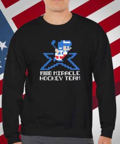 Official 8-Bit 1980 Miracle Hockey Team T-Shirt