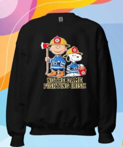 Peanuts firefighters Notre Dame Fighting Irish T-Shirt