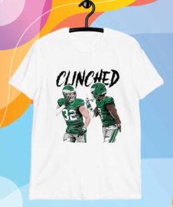 Philadelphia Eagles Clinched Reed Blankenship Ft CJ Gardner-Johnson T-Shirt