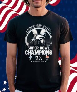 Philadelphia Eagles Super Bowl LIX Champions 2X Shirt