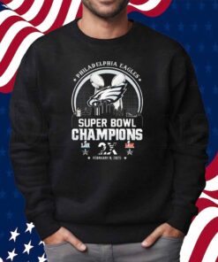 Philadelphia Eagles Super Bowl LIX Champions 2X Shirt