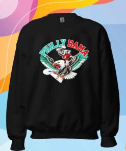 Philly Bama Alabama Crimson Tide riding Philadelphia Eagles mascot T-Shirt