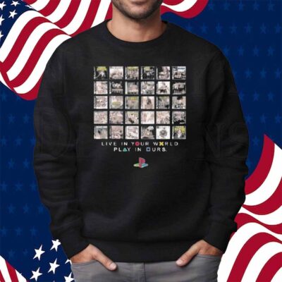 Playstation Live In Your World Play In Ours America 30th Anniversary Shirt
