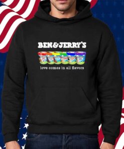 Pride Ben and Jerry’s Love Comes In All Flavors Shirt