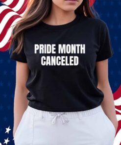 Pride Month Canceled Funny trump Presidential Shirt
