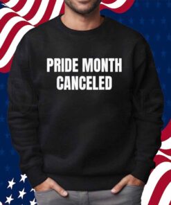 Pride Month Canceled Funny trump Presidential Shirt