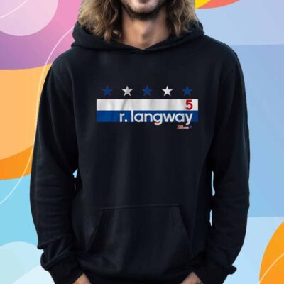 ROD LANGWAY NAME NUMBER STRIPE T-SHIRT