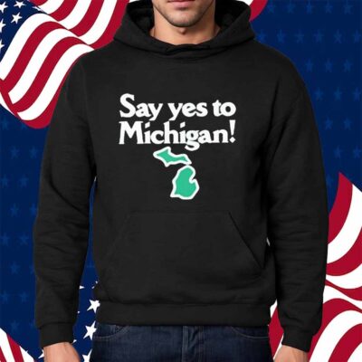 Sufjan Stevens Wearing Say Yes To Michigan Shirt
